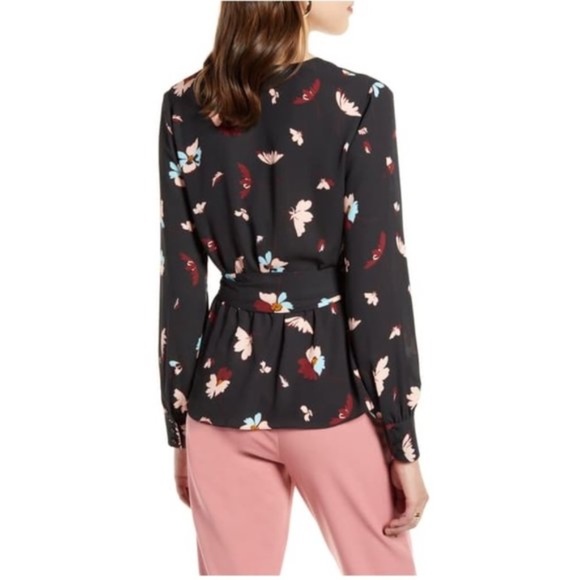 Halogen Faux Wrap Blouse - Picture 2 of 9